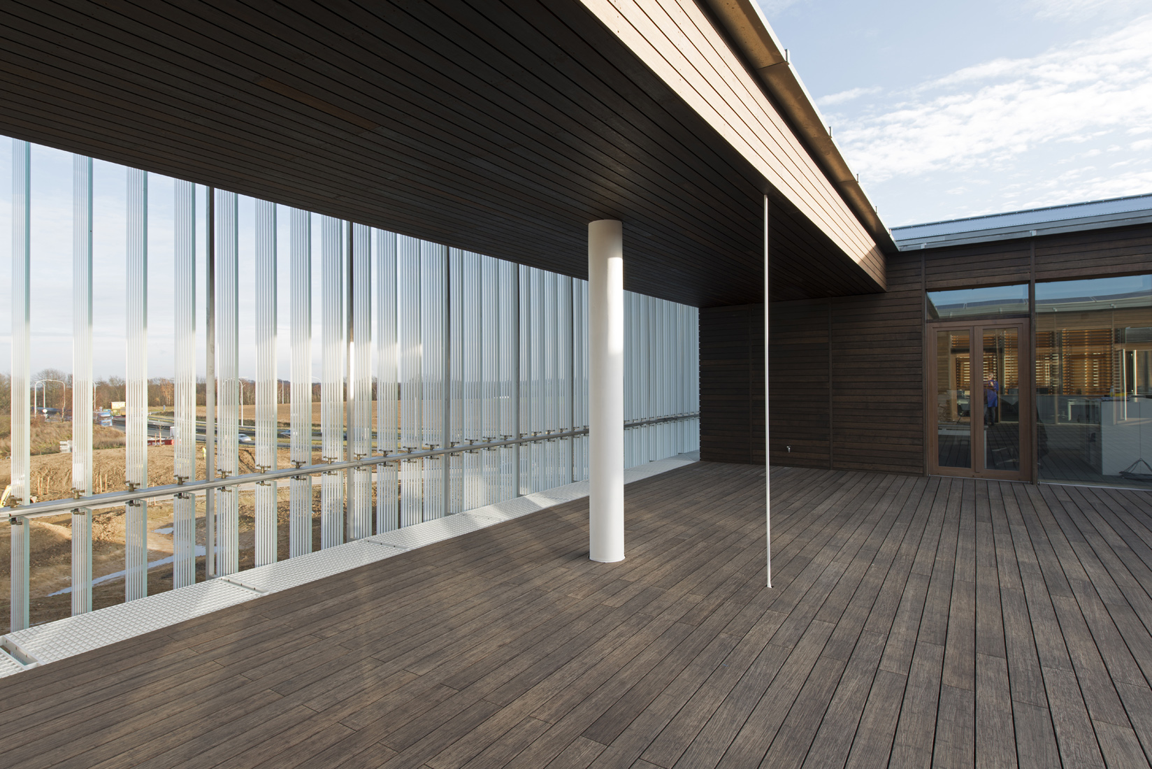 Glass slats with translucent overlapped serigraphs [577] filt3rs